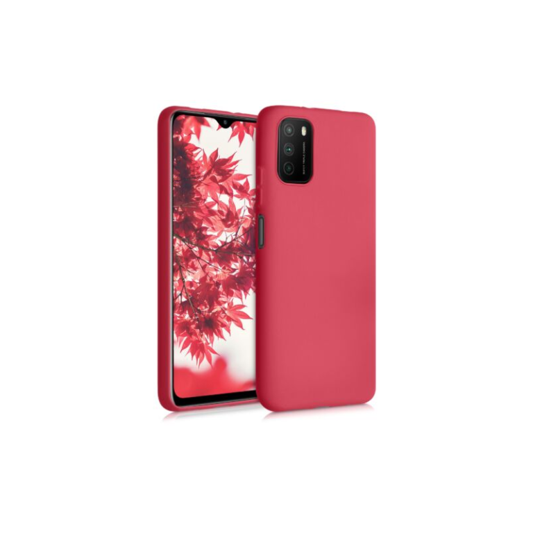 Husa pentru Xiaomi Poco M3, Silicon, Rosu, 53971.208