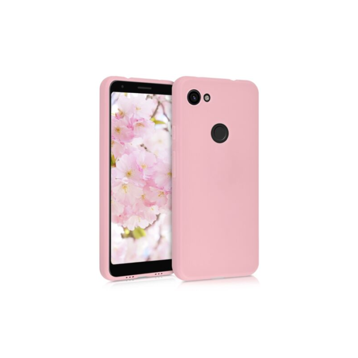 Husa pentru Google Pixel 3a XL, Silicon, Rose Gold, 51944.89