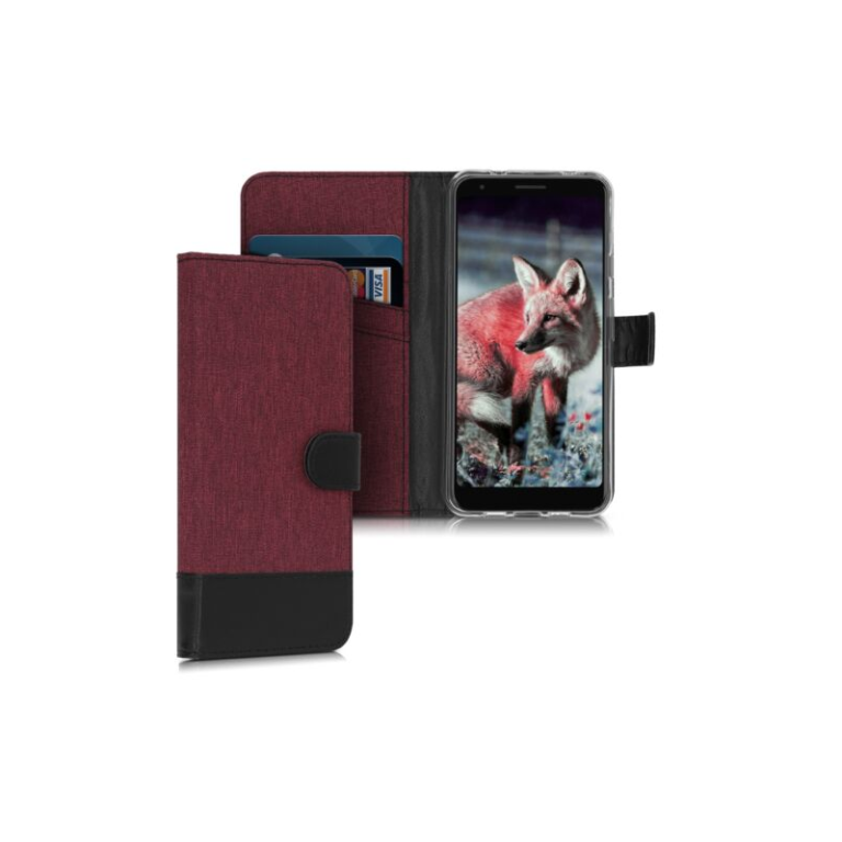Husa pentru Google Pixel 3a XL, Textil, Rosu, 48736.20