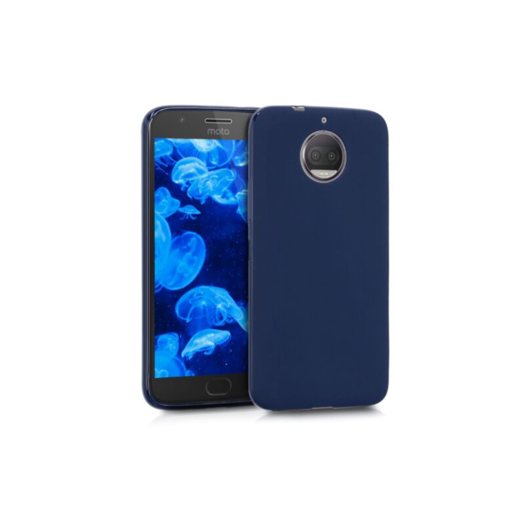 Husa pentru Motorola Moto G5S Plus, Silicon, Albastru, 42822.53