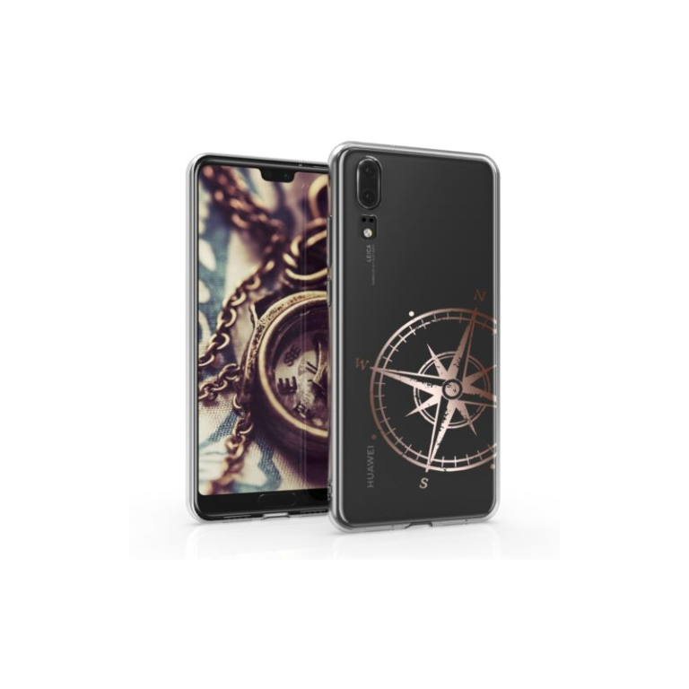Husa pentru Huawei P20, Silicon, Rose Gold, 44215.08
