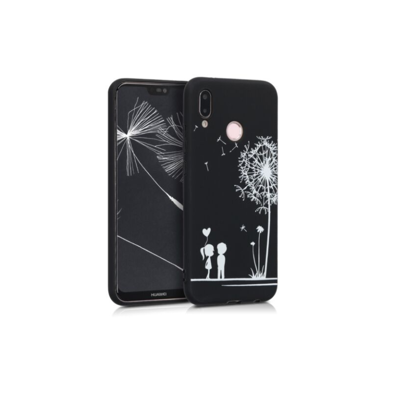 Husa pentru Huawei P20 Lite, Silicon, Negru, 46534.08
