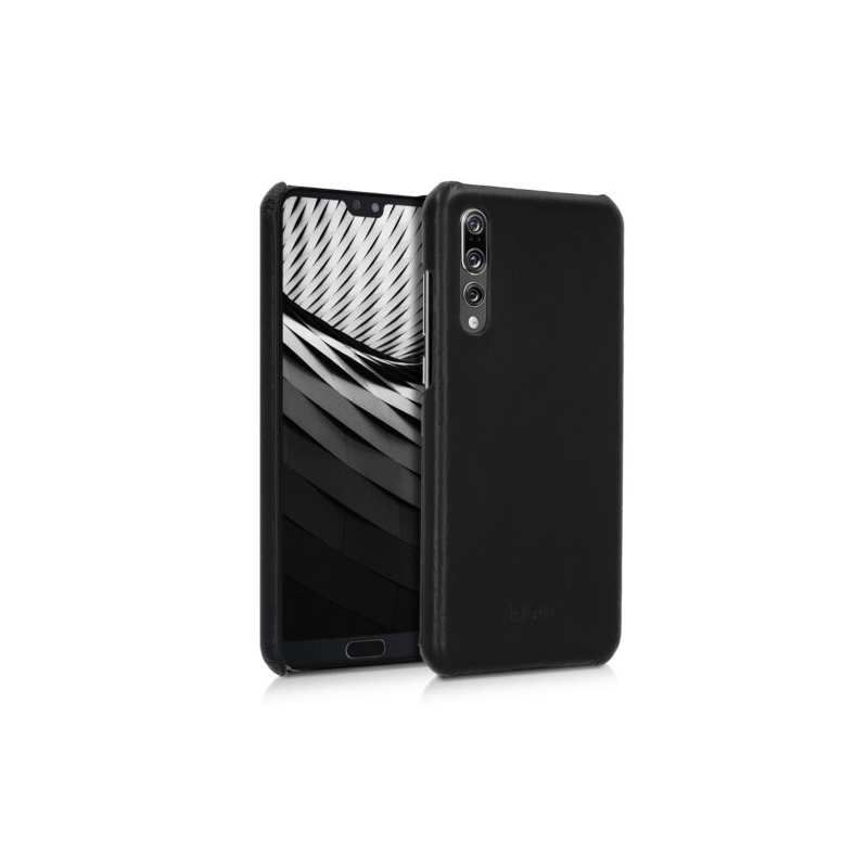 Husa pentru Huawei P20 Pro, Piele naturala, Negru, 44896.01 Husa pentru Huawei P20 Pro, Piele naturala, Negru, 44896.01