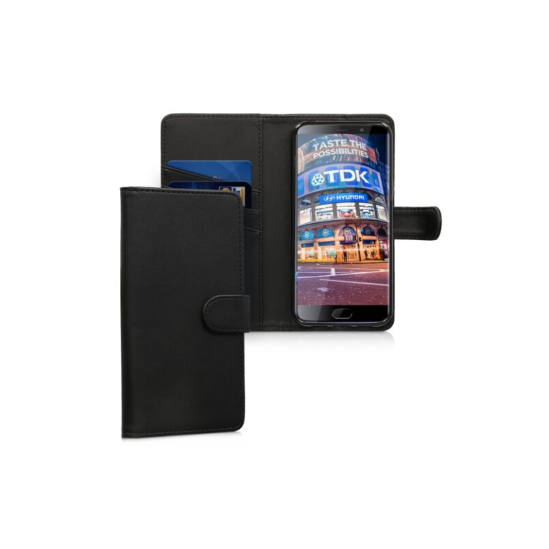 Husa pentru Elephone S7, Piele ecologica, Negru, 43853.01