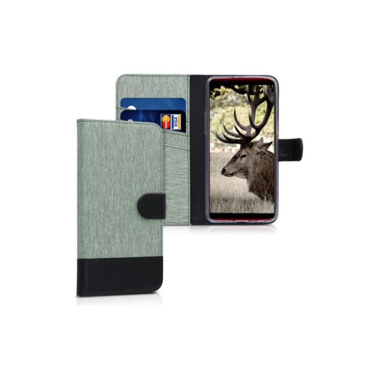 Husa pentru Oppo R11s, Textil, Gri, 44773.01