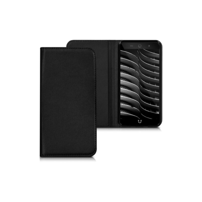 Husa pentru Wileyfox Swift 2X, Piele ecologica, Negru, 41609.01