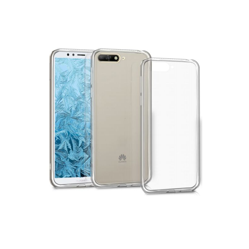 Husa pentru Huawei Y6 (2018), Silicon, Transparent, 44876.03 Husa pentru Huawei Y6 (2018), Silicon, Transparent, 44876.03