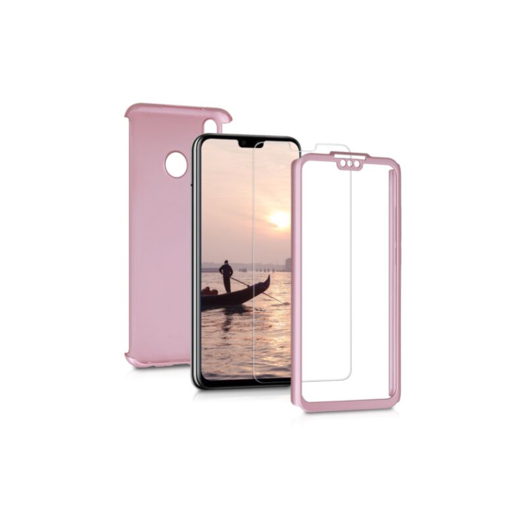 Husa pentru Huawei Y9 (2019), Policarbonat, Rose Gold, 48889.31