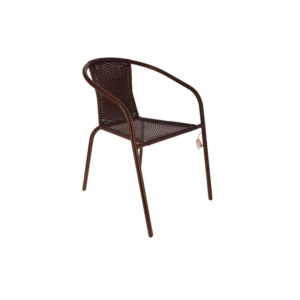 Scaun gradina/bistro, Jumi, metal, ratan, maro, 53x60x73 cm Scaun gradina/bistro, Jumi, metal, ratan, maro, 53x60x73 cm