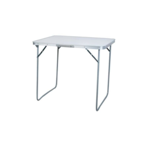 Masa dreptunghiulara pliabila pentru gradina/ terasa, camping, tip valiza, alb, 80x60x70 cm, MCT Garden 17282 Masa dreptunghiulara pliabila pentru gradina/ terasa, camping, tip valiza, alb, 80x60x70 cm, MCT Garden 17282
