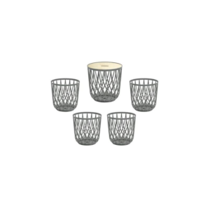 Set mobilier pentru gradina modern MCT Garden, 1 masa si 4 scaune, Plastic, Gri, max 100kg Set mobilier pentru gradina modern MCT Garden, 1 masa si 4 scaune, Plastic, Gri, max 100kg