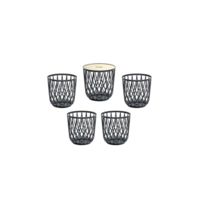 Set mobilier pentru gradina modern MCT Garden, 1 masa si 4 scaune, Plastic, Antracit, max 100kg Set mobilier pentru gradina modern MCT Garden, 1 masa si 4 scaune, Plastic, Antracit, max 100kg