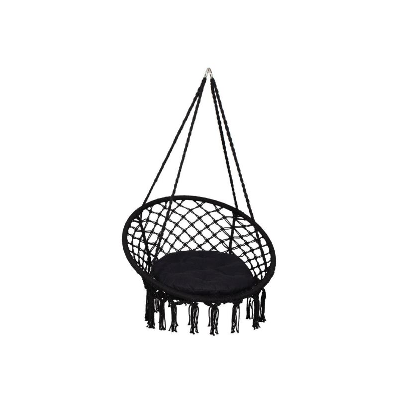 Hamac pentru gradina tip scaun, 79x80x120 cm, greutate maxim suportata 150kg, Negru, MCT-4328 Hamac pentru gradina tip scaun, 79x80x120 cm, greutate maxim suportata 150kg, Negru, MCT-4328