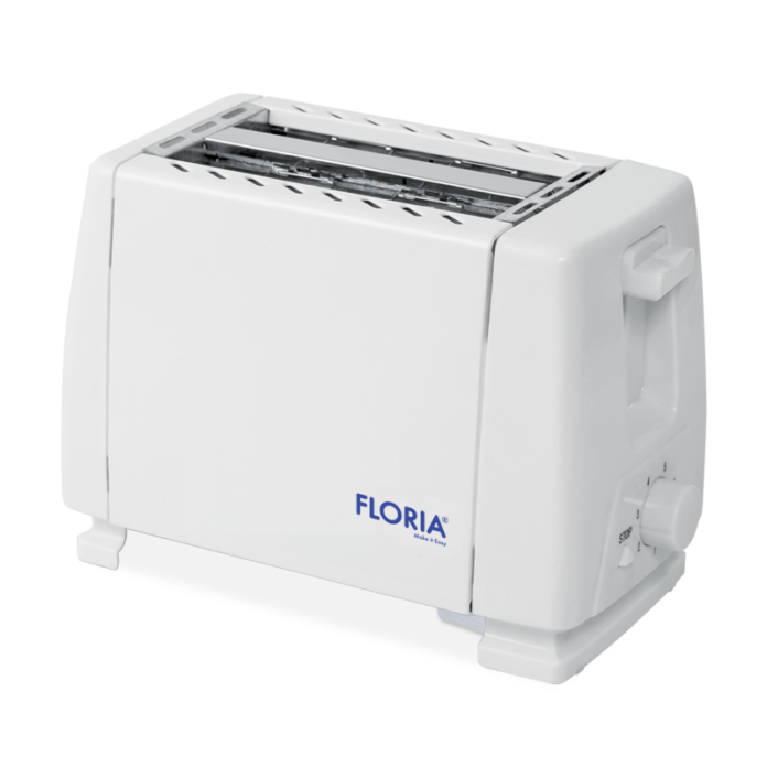 Prajitor de paine Floria ZLN-7604, 700 W, Grad de rumenire ajustabil, Alb