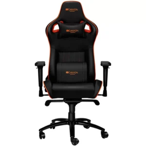Scaun Gaming Canyon Corax Negru/Portocaliu Scaun Gaming Canyon Corax Negru/Portocaliu