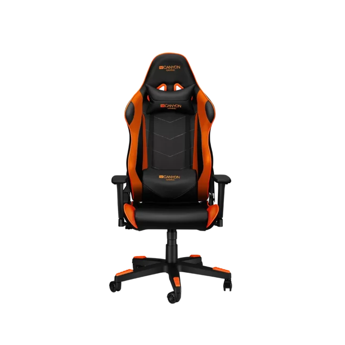 Scaun Gaming Canyon Deimos Negru/Portocaliu