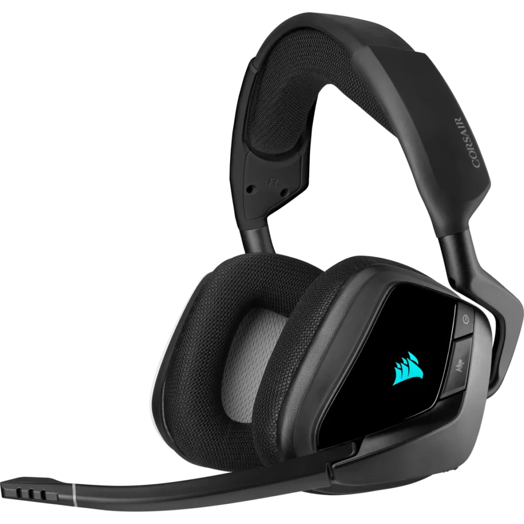 Casti Gaming Corsair VOID RGB ELITE Wireless Premium Carbon