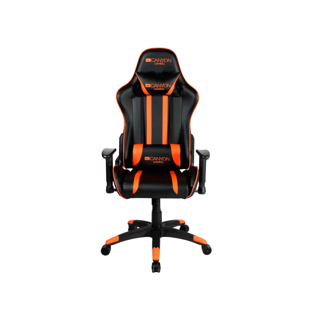 Scaun Gaming Canyon Fobos Negru/Portocaliu