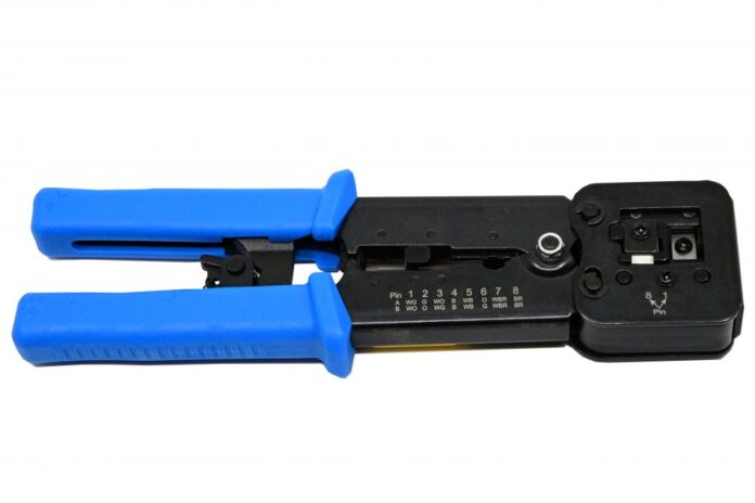 Cleste pentru sertizat mufe retea  RJ45 Pass through connector