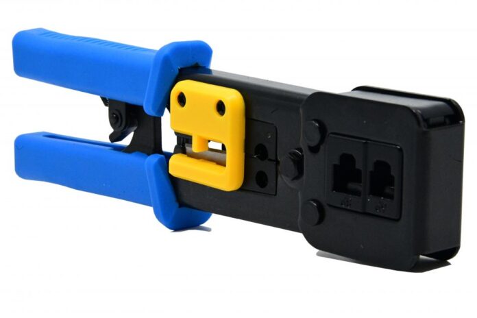 Cleste pentru sertizat mufe retea  RJ45 Pass through connector