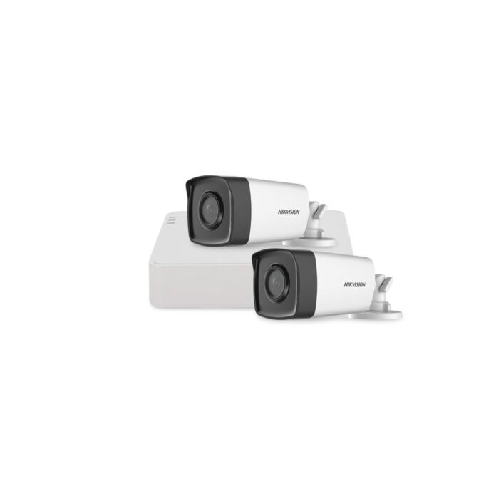 Sistem supraveghere exterior basic HikVision, 2 camere, 2 MP, 2.8 mm, IR 40 m Sistem supraveghere exterior basic HikVision, 2 camere, 2 MP, 2.8 mm, IR 40 m