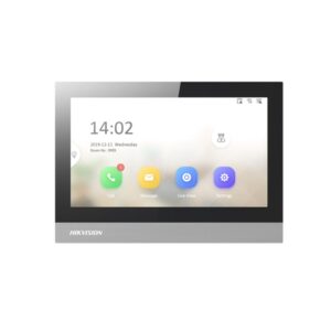 Videointerfon de interior IP Hikvision DS-KH8380-WTE1, ingropat, 7-inch, slot card, PoE Videointerfon de interior IP Hikvision DS-KH8380-WTE1, ingropat, 7-inch, slot card, PoE