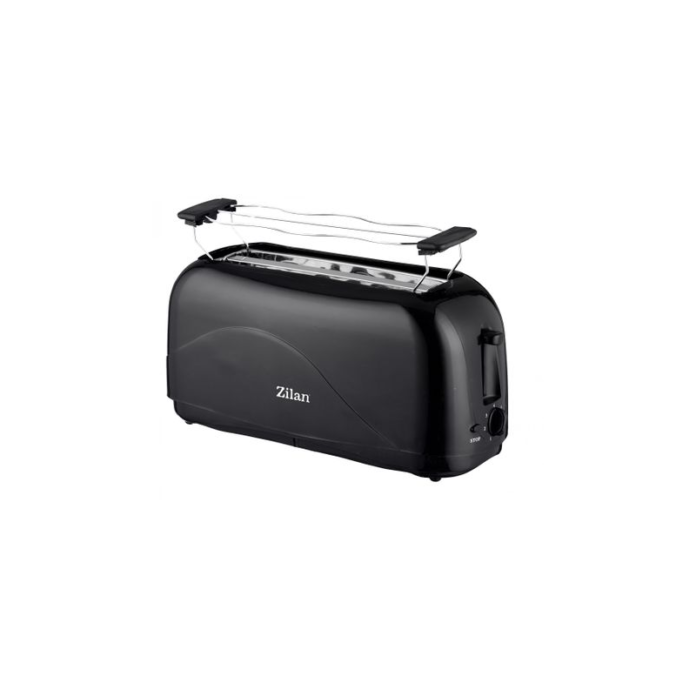 Prajitor paine dublu Zilan ZLN-1242, 1300 W, 2 fante, 4 felii, Negru Prajitor paine dublu Zilan ZLN-1242, 1300 W, 2 fante, 4 felii, Negru
