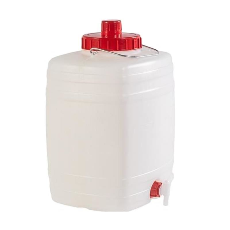 Bidon din plastic cu robinet, Strend Pro Demetra, 26x23x42 cm, capacitate 15L