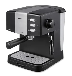 Espressor cafea Heinner HEM-850BKSL 850W Negru/Argintiu Espressor cafea Heinner HEM-850BKSL 850W Negru/Argintiu