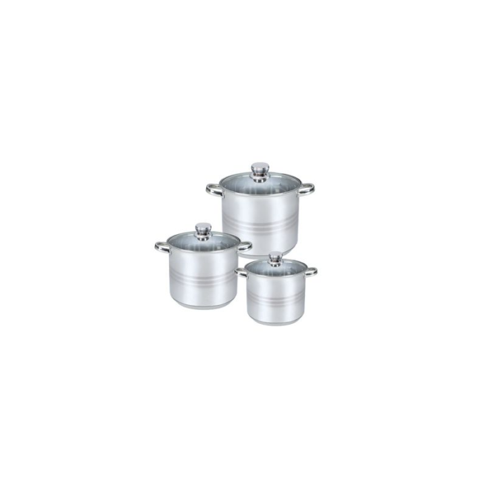 Set oale Floria ZLN-4045, 6 piese, pentru toate sursele de caldura, Inox Set oale Floria ZLN-4045, 6 piese, pentru toate sursele de caldura, Inox