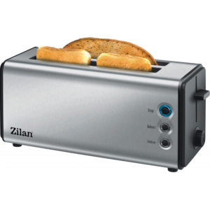 Prajitor paine dublu Zilan ZLN2720, 1300 W, 2-4 felii, 6 grade de rumenire, Inox Prajitor paine dublu Zilan ZLN2720, 1300 W, 2-4 felii, 6 grade de rumenire, Inox