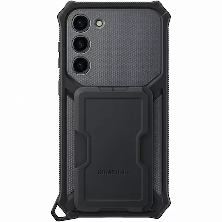 Husa Samsung Rugged Gadget pentru Galaxy S23 Plus  Black