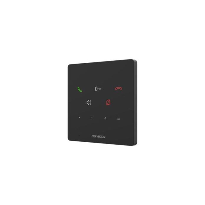 Interfon de interior IP cu butoane touch Hikvision DS-KH6000-E1, microfon si difuzor, PoE Interfon de interior IP cu butoane touch Hikvision DS-KH6000-E1, microfon si difuzor, PoE