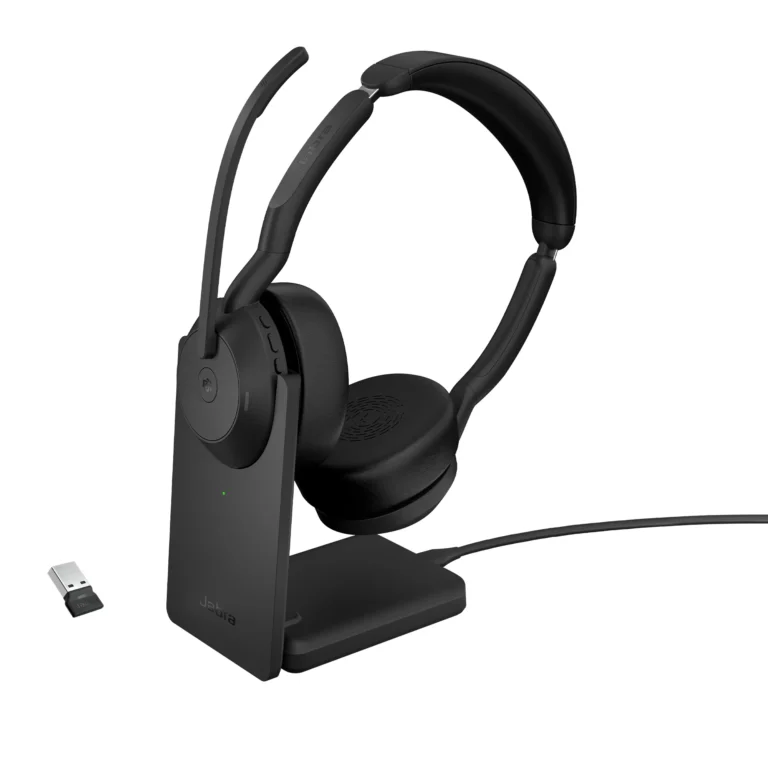 Casti Jabra Evolve2 55  Link380a  MS  Stereo  Charging Stand