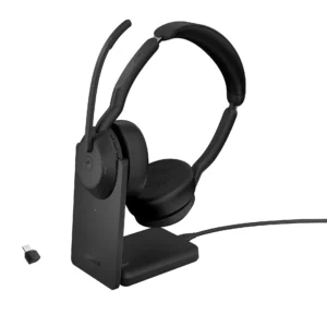 Casti Jabra Evolve2 55 Link380c UC Stereo Charging Stand Casti Jabra Evolve2 55 Link380c UC Stereo Charging Stand