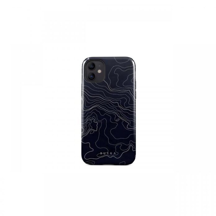 Husa iPhone 12 / 12 Pro Burga Dual Layer Drifting Shores Line Art