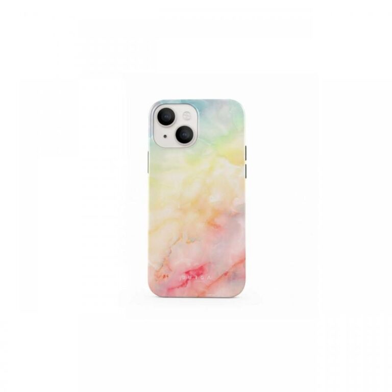 Husa iPhone 13 Burga Dual Layer New Flame Rainbow
