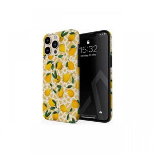 Husa iPhone 14 Pro Burga Dual Layer Lemon Juice Husa iPhone 14 Pro Burga Dual Layer Lemon Juice
