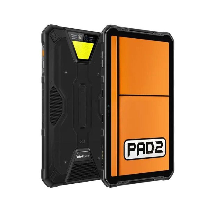 Tableta Ulefone Armor Pad 2 Galben, 4G, IPS, 11.0″ 2K, 16GB RAM (8+8 extensibil), 256GB ROM, NFC, Android 13, Helio G99, 18600mAh, Dual SIM