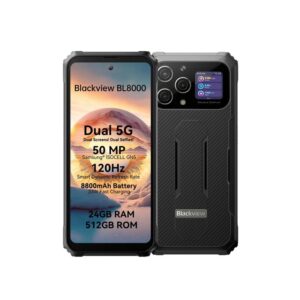 Telefon mobil Blackview BL8000 Black, 5G, Dual Display, 24GB RAM(12GB+12GB), 512GB ROM, Android 13, 50MP, NFC, 8800mAh, Dual SIM Telefon mobil Blackview BL8000 Black, 5G, Dual Display, 24GB RAM(12GB+12GB), 512GB ROM, Android 13, 50MP, NFC, 8800mAh, Dual SIM