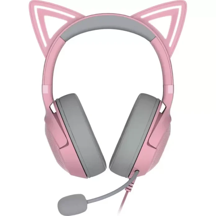 Casti Gaming Razer Kraken Kitty Edition V2 Quartz