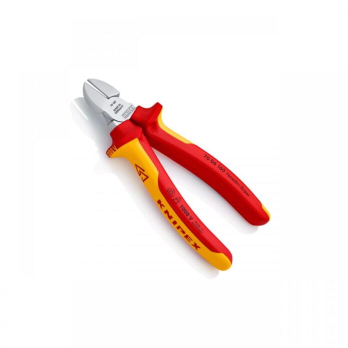 Cleste taietura laterala, izolat VDE, 160 mm, Knipex Cleste taietura laterala, izolat VDE, 160 mm, Knipex