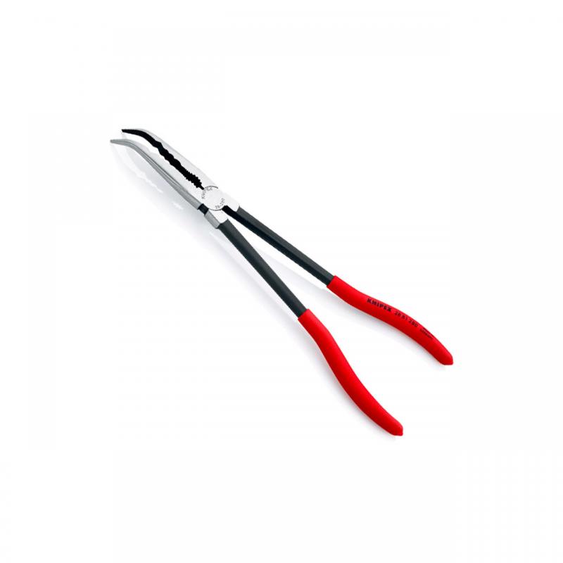 Cleste pentru montaj, cu cioc lung curb si profile transversale, 280 mm, Knipex Cleste pentru montaj, cu cioc lung curb si profile transversale, 280 mm, Knipex