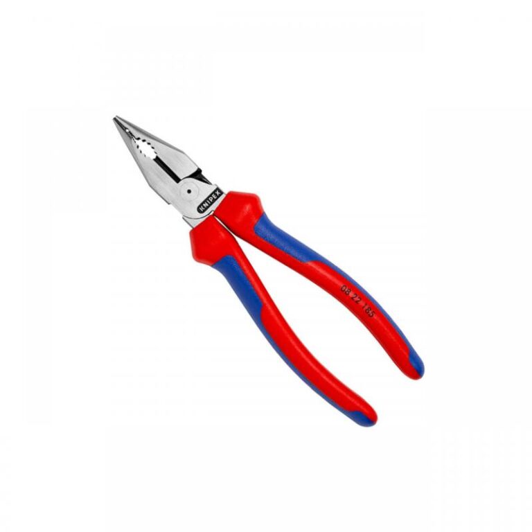 Cleste combinat cu varf semirotund, 185 mm, Knipex