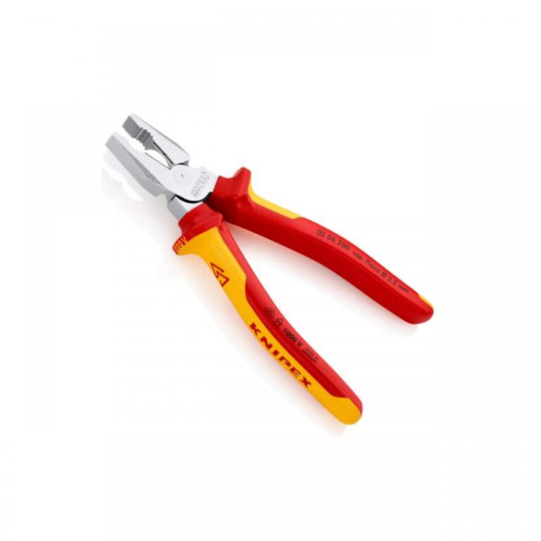 Cleste combinat universal (patent) cu parghie mare, Izolat VDE 1000V, 200 mm, Knipex
