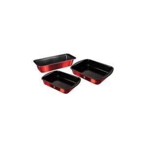 Set tavi pentru copt 3 piese Burgundy Berlinger Haus BH 7629 Set tavi pentru copt 3 piese Burgundy Berlinger Haus BH 7629