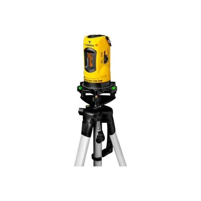 Nivela laser, autonivelanta, linie incrucisata, rosie, cu trepied, 10 m, Topex Nivela laser, autonivelanta, linie incrucisata, rosie, cu trepied, 10 m, Topex