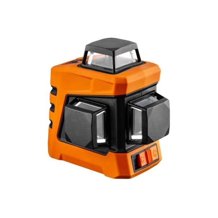 Nivela laser,  360° 3D, rosu, cu carcasa si suport magnetic, 15 m, NEO