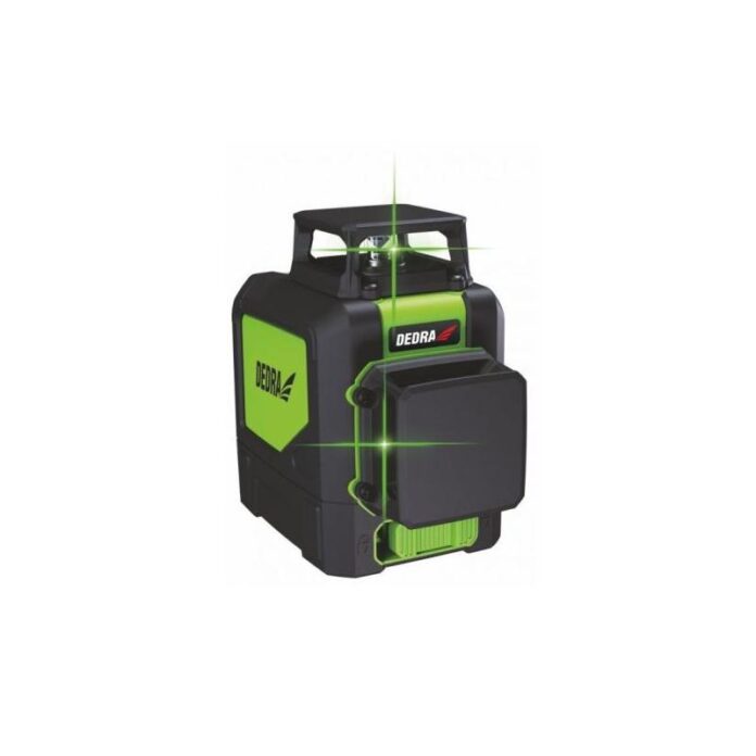 Nivela laser, 2D, verde, suport magnetic, 30 m, Dedra