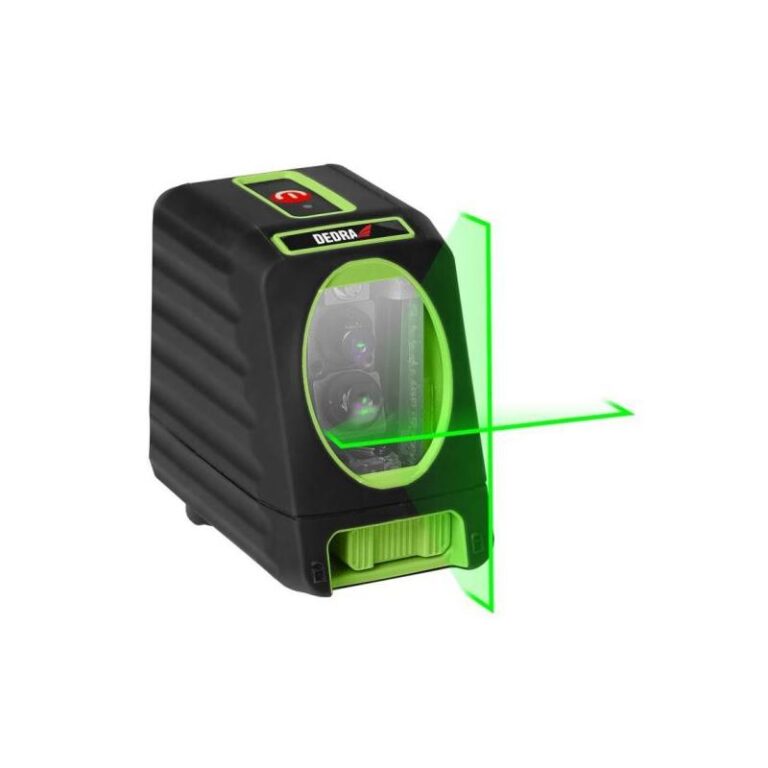 Nivela laser, linie incrucisata, verde, suport magnetic, 30 m, Dedra